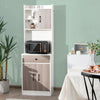 Tall Kitchen Cupboard Buffet Pantry Storage Cabinet with Adjustable Shelves