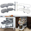 2 Tiers Slide Out Kitchen Cabinet Base Unit Larder Cupboard Storage Units