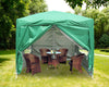 Outdoor Garden Pop Up Gazebo Marquee Party Tent Canopy 4 Side Panels 2x2M