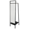 Clothes Hanging Rail Rack Full Length Mirror Standing Hat/Shoes Storage Stand