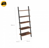 Vintage Ladder Bookcase Industrial Wall Furniture Rustic Metal Display Shelf NEW