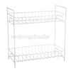 2 Tier Iron Spice Rack Bath Can Jar Holder Storage Shelf Stand Kitchen Organiser