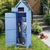 Outdoor Garden Beach Hut Style Tool Room Sentry Box Storage Garden Shed House