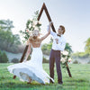 Rustic Wooden Arch Wedding Backdrop Stand Ceremony Gorgeous Lawn Party 10.2ft UK