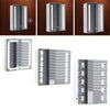 Modern 60 LED Bathroom LED Mirror Cabinet Display Clock /Shaver Socket