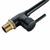Modern Kitchen Sink Mixer Taps Single Lever Swivel Spout Black Mono Tap Faucet