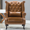 Upholstered Wingback Linen Velvet Armchair Chair Occasional Tub Lounge Sofa Seat