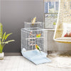Small Bird Cage Travel Parrot Cage with Open Top&Toy for Budgie/Canary/
