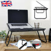 Foldable Laptop Table Portable Adjustable LapTray Desk Notebook Sofa Bed Stand