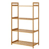 Multiple Layers Natural Bamboo Organizer Rack Storage Household Shelf Stand Unit