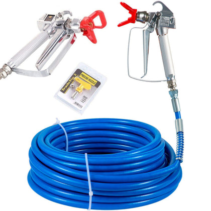 3600PSI High Pressure Airless Paint Sprayer Spray Gun/ 50ft/15m Spray Hose Tube