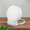 Round Design WC Toilet Seat Soft Close Top Fix Quick Release Hinge Easy Clean