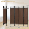 4 Panels Folding Room Divider Lightweight Wall Partition 182CM Privacy Screen