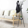 Metal Hat Coat Stand Clothes Storage Rack Umbrella Stand Hanger Hooks With Shelf