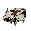 Upholstered Animal Shaped Ottoman Ride-on Footrest Stool Rest Seat TOY Kids New