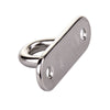 4pcs Marine Boat Stainless Steel Oblong Pad Eye Plate Staple Ring Hook UK 5MM