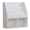 Kids Bookcase Book Shelf Storage Display Rack Organizer Holder White