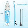 Inflatable Paddle Board 10ft SUP Surfboard Stand Up Water Float w/ Accessories