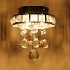Modern Chrome LED Crystal Ceiling Light Fitting Pendant Chandelier Hallway Lamp