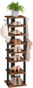 Shoe Rack Wooden Shoe Storage Organizer Shoe Shelf Vertical Shoe Tower