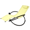 Orbital Lounger Outdoor Patio Rocking Chair Folding Zero-Gravity Rocker W/Pillow