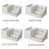 Dressing Table Top Organiser Make Up Holder Storage Box with 2 Sliding Drawers