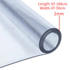 2mm Clear Soft Glass Wipe Tablecloth Clean Mat Waterproof Table Protection Cover