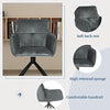 Modern Fabric Leisure ArmChair w/ Metal Leg for Living Dining Room Bedroom