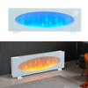 Electric 43" Wall Fireplace LED Wall Inset Into Fire 7Colour Heater Freestanding