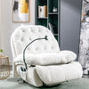 Recliner Chair Electric Lift Riser Massage Chair Recling Armchair Sofa White