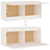 TV Cabinets 6 pcs White Solid Wood Pine C4C4