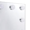 20 LED Vanity Makeup Mirror 3 Color Lighting Modes Hollywood Wall Lighted Mirror
