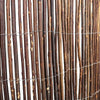 4M Wide Willow Natural Garden Fence Screening Roll Privacy Border Sun Protection