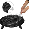 19.5" Cast Iron Outdoor Fire Pit and Bowl, Round Patio Outdoor Fire Pit for BBQ