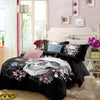 Duvet Cover Bedding Set with Pillow Cases Quilt Cover Single Double King Size UK