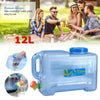 Camping Hiking Tap Carry Tank Container Storage 12L/Drinking Water Bottle Bucket
