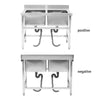 Commercial Freestanding Hand Wash Sink Stainless Steel Kitchen Basin Catering