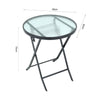 Garden Bistro Patio Furniture Set Folding Table Chairs Outdoor Indoor Rattan NEW