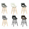 Breakfast Kitchen Counter Bar Stool Chair Wood Legs Barstool High Stool