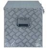 Aluminium Storage Box Silver Lockable Trailer Box Tool Box Organizer Chest