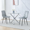 2/4/6Pcs Velvet Dining Chairs Side Chair for Dining Living Room Kitchen Chairs