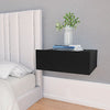 1/2x Floating Nightstand Concrete Engineered Wood Cabinet Multi Colours vidaXL
