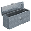 Aluminium Storage Box Silver Lockable Trailer Box Tool Box Organizer Chest