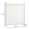 Folding Room Divider 1/4 Panel Freestanding Wall Privacy Screen Protector