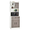 Tall Kitchen Cupboard Buffet Pantry Storage Cabinet with Adjustable Shelves