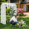 Walk-in Greenhouse Portable Garden Plants Growhouse W/ 2 Zippered Roll up Doors