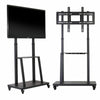 32-80" Mobile TV Cart Floor Stand Home Mount TV Trolley Exhibition Meeting Room