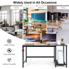 Industrial Computer Desk Wide Laptop Table Writing Workstation Adjustable Shelf