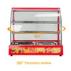 Commercial Catering Food Warmer Hot Pizza Pie Fried Chicken Display Cabinet Case