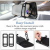 10" Touch Screen Dash Cam Front and Rear Camera Rearview Mirror Car DVR Recorder